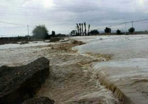 همچنان۴۰ راه روستای حاشیه رودخانه کاجو قصرقند مسدود است