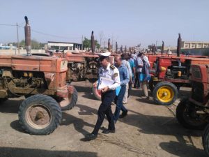 تشکیل پرونده تعویض پلاک ۱۱ هزار دستگاه ادوات کشاورزی در کردستان