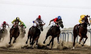 سومین هفته رقابت اسب دوانی آق قلا برگزار شد