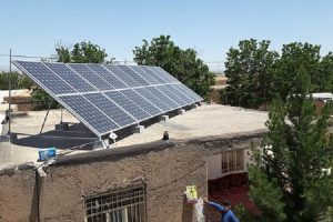 نیروگاه های کوچک خورشیدی ایجادمی شود