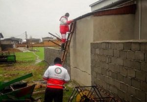 امدادرسانی به ۴۴۷ حادثه دیده در کولاک و طوفان گلستان