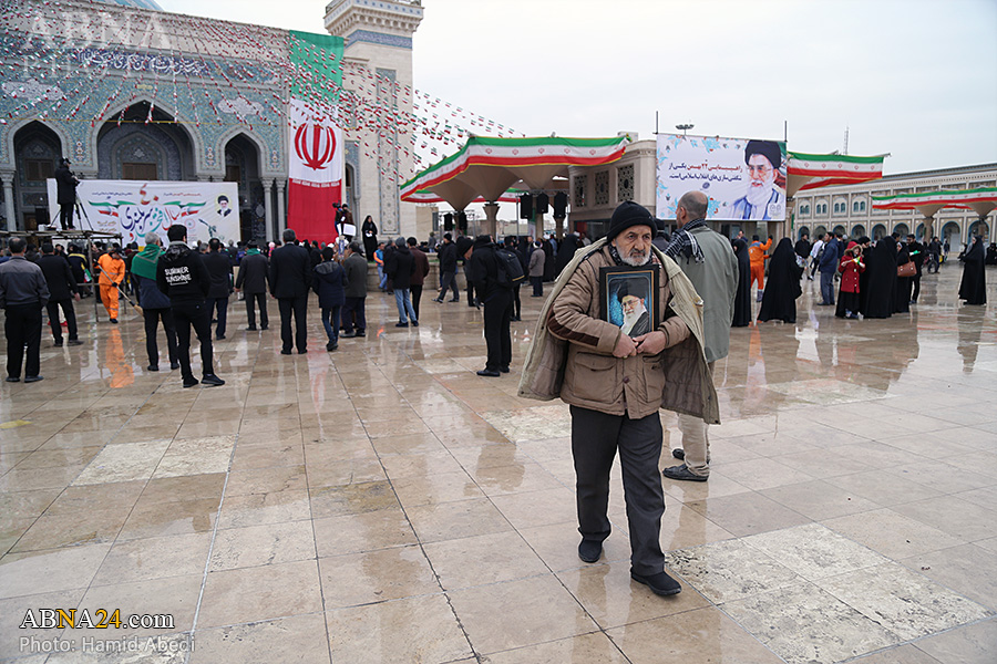 جشن پیروزی انقلاب اسلامی توسط مردم قم