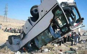 سقوط چهاردستگاه اتوبوس به دره ومرگ۱۹۳نفرازهموطنانمان