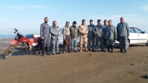 اجرای گشت ساحلی توسط نیروهای یگان حفاظت شیلات گلستان