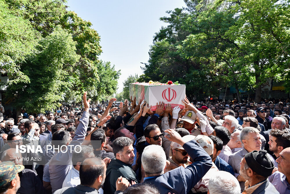 تشییع پیکر«شهید احمدی» در بجنورد