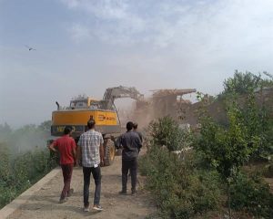 تخریب ۴۴ بنای غیرمجاز در روستای جنگلی شموشک شهرستان گرگان