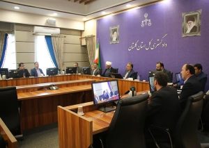 جلسه شورای پیشگیری از وقوع جرم  استان با موضوع ریزگردها در دادگستری گلستان