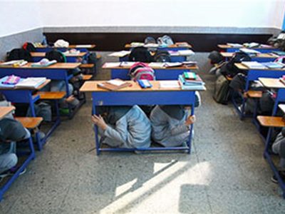 گلستان پیشرو درمانور زلزله و ایمنی مدارس