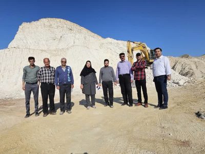 بازدید مشترک کارگروه طرح احیاء و کمیته فنی معادن کشور از معادن صدف کوهی گلستان