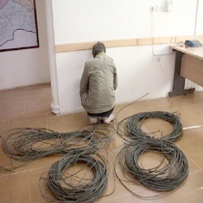 اعتراف به ۲۰ فقره سرقت کابل برق