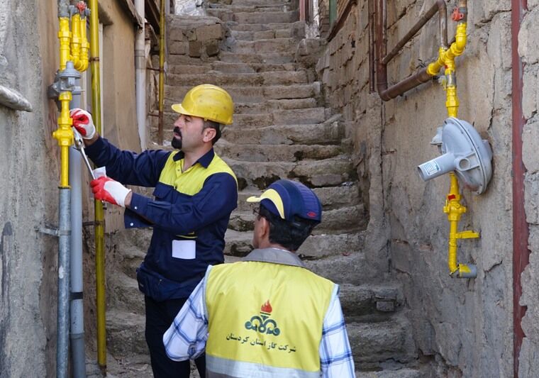 نشت‌یابی۱۸هزارکیلومترشبکه گازدرکردستان