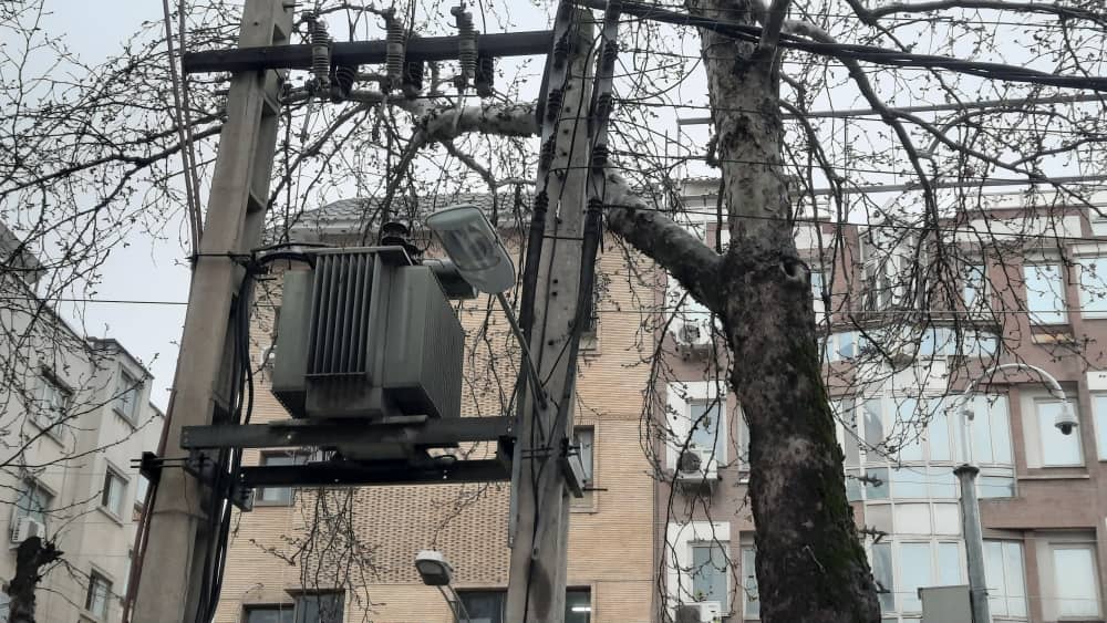 انفجارترانس برق در گرگان
