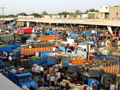 ساماندهی میدان میوه وتره بارهمدان