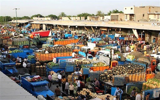 ساماندهی میدان میوه وتره بارهمدان