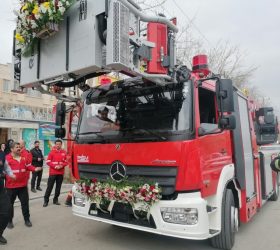 بجنورد صاحب نردبان بلندمرتبه آتش نشانی شد