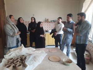 بازدید از کارگاه‌های تولیدی صنایع‌دستی و هنرهای سنتی شهرستان گرگان