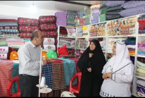 بازدید فرماندار کردکوی از کارگاه و فروشگاه صنایع دستی شهرستان