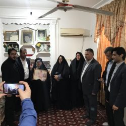 دیدار با مادر گرامی شهید بزرگوار جعفر رجبلو در شهرستان رامیان و هنرمند پیشکسوت صنایع دستی در رشته ابریشم بافی