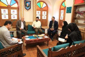 نشست مدیرکل میراث فرهنگی، گردشگری و صنایع دستی استان گلستان و مدیرکل آموزش و پرورش استان