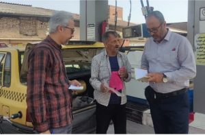 بازدید روزانه و مستمر از جایگاه های سوخت شهرداری گرگان