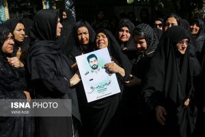 تشییع پیکر شهید مدافع وطن «حسن وحیدی» در بجنورد