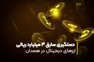 دستگیری سارق ۳ میلیارد ریالی ارزهای دیجیتال در همدان