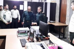 بازدید رئیس پلیس فتا فراجا از پلیس فتا غرب استان تهران