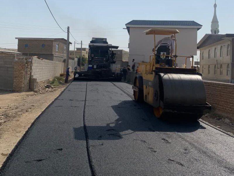 نهضت آسفالت معابر خاکی؛ گامی تازه در توسعه روستای قره ماخر گنبدکاووس