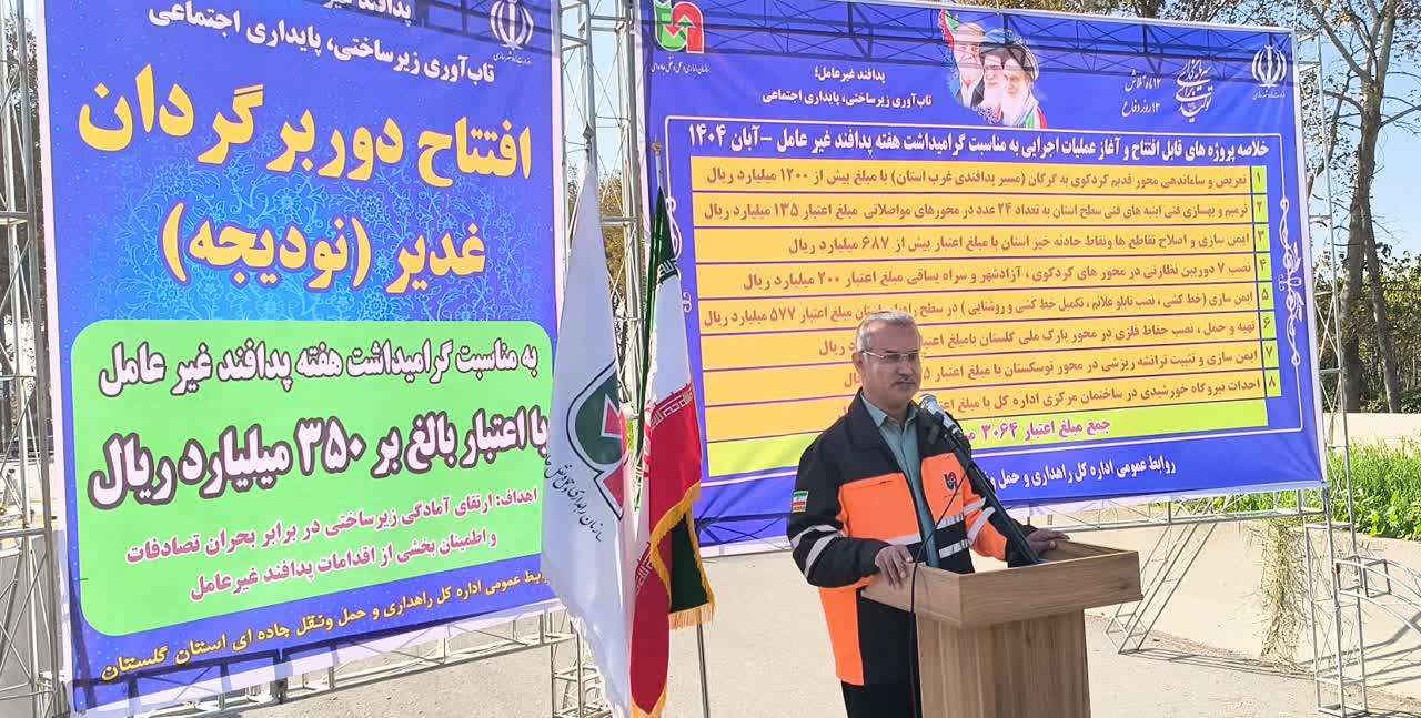 ابلاغ ۶ هزار میلیارد تومان برای توسعه راه‌های گلستان از محل مولدسازی املاک گمرک ایران