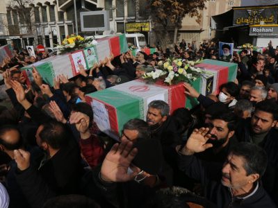 تشییع پیکر ۶ شهید مدافع امنیت در بجنورد