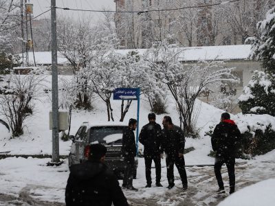 برف و رحمت خدا توی آسمان شهر
