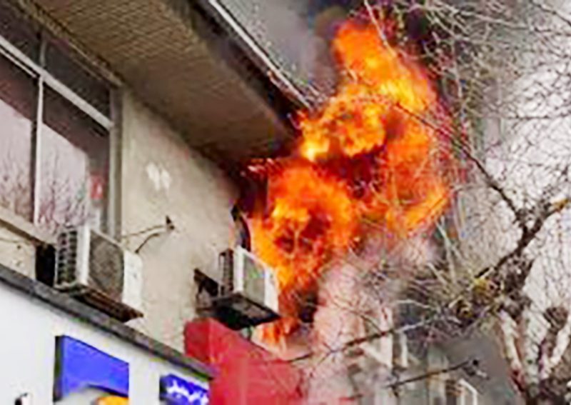 فرسودگی سازه‌ها، این بار آتش به جان اصناف گرگان انداخت