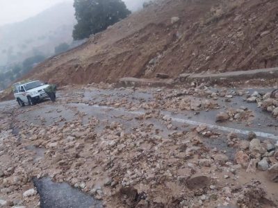 ۲۴ روستا در مناطق کوهستانی مینودشت به دلیل رانش از مسیر دسترسی خارج شدند