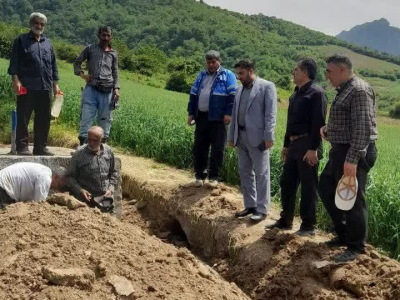 مشکل ۶ ساله آب شرب کوهسارات مینودشت حل شد