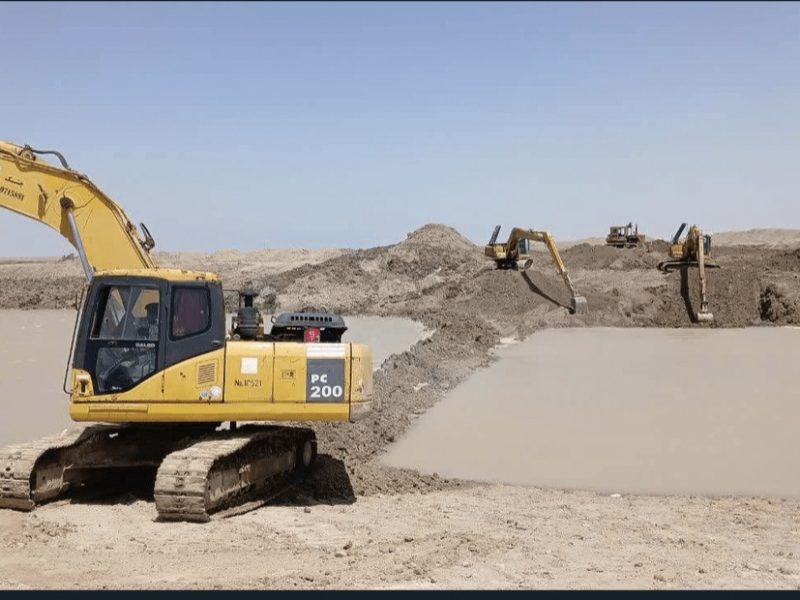 حل معضل تأمین آب سایت پرورش میگوی گمیشان