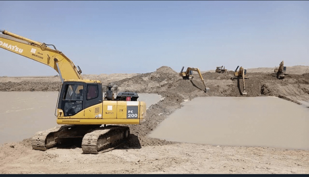 حل معضل تأمین آب سایت پرورش میگوی گمیشان