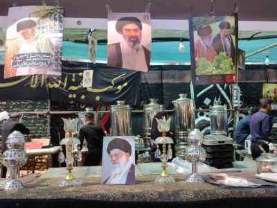 مشهد؛ در لحظات پایانی قبل از تشییع رهبر شهید + تصاویر