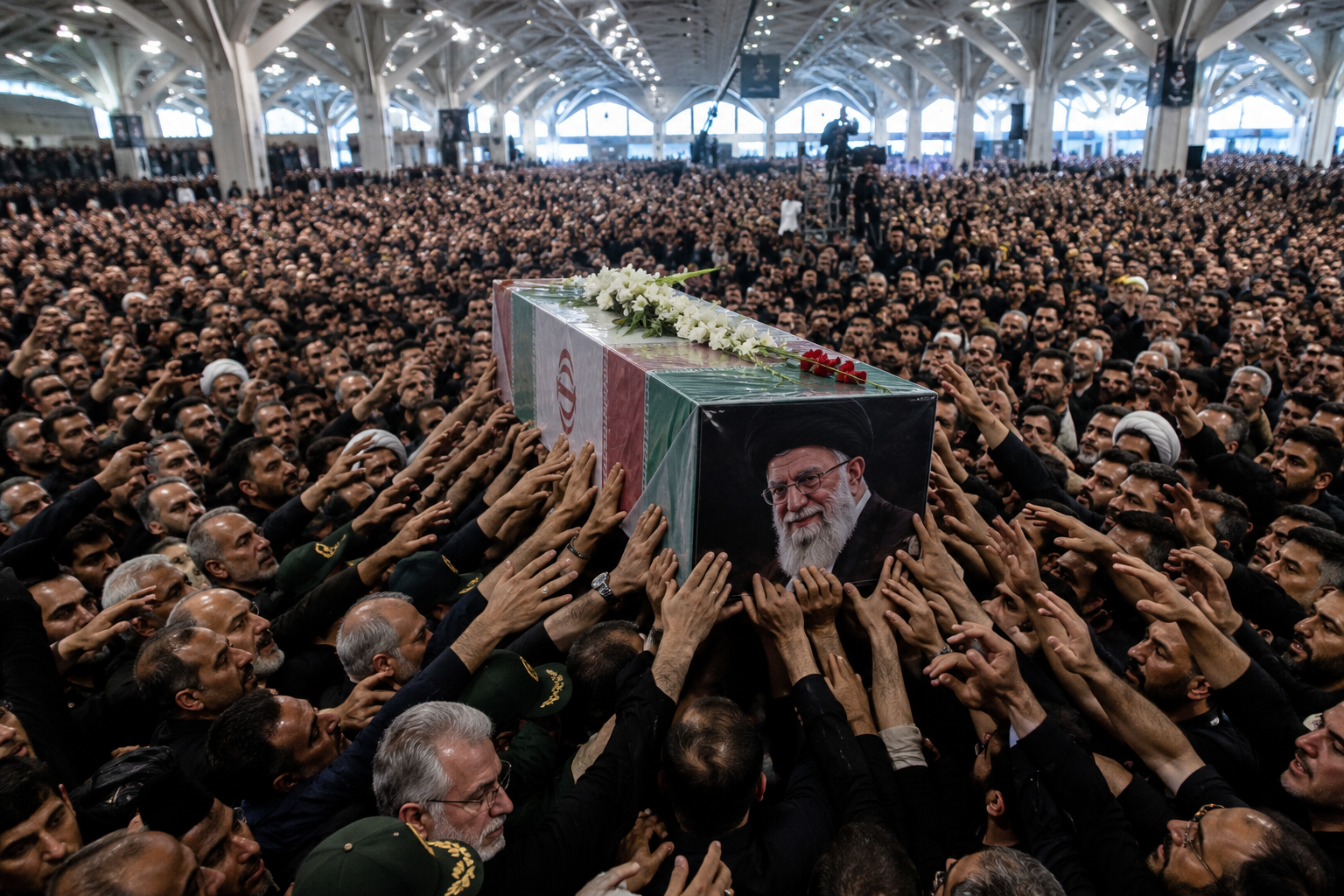 رسانه‌های عرب‌زبان، تهران را در کانون وداع تاریخی با رهبر شهید انقلاب اسلامی قرار دادند