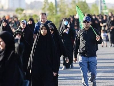 اربعین کربلا در خیابان‌های گلستان